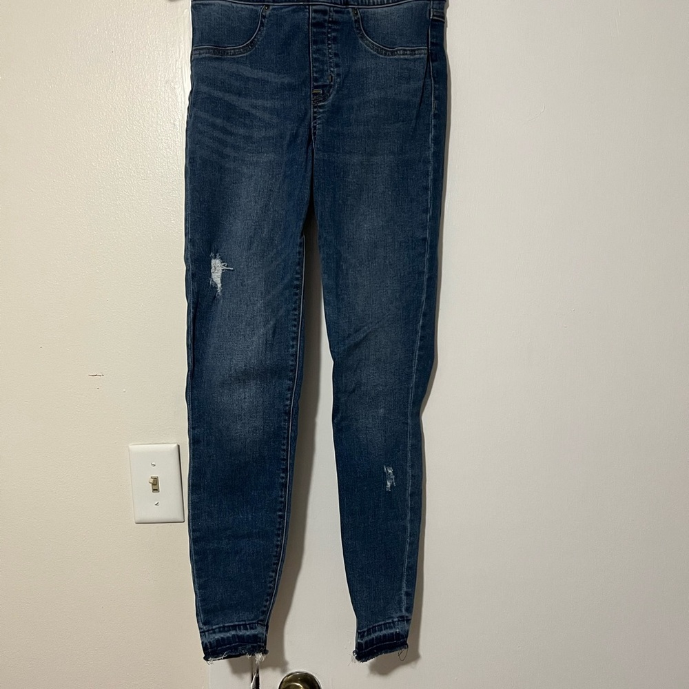 SPANX Dark Blue Skinny Jeans